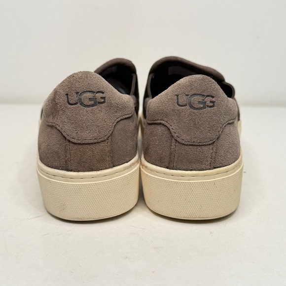 UGG Jass Sneakers Brown Suede Platform Slip On 1106545 Womens Sz 5.5 Loafer - Picture 2 of 9